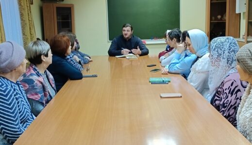 Беседа по мотивам Евангельских чтений состоялась в храме Рождества Христова