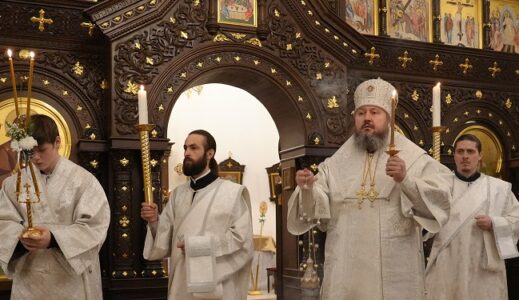 Всенощное бдение в канун Рождества Христова. Архиерейское богослужение