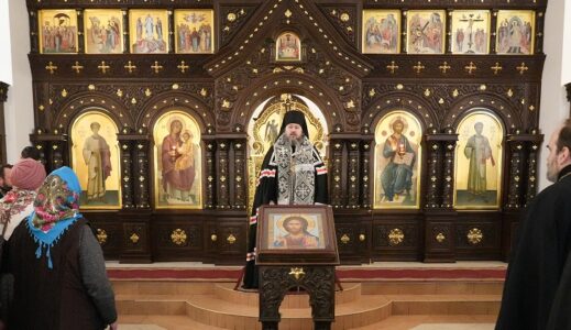 Вечерня с чином прощения в храме Рождества Христова. Архиерейское богослужение