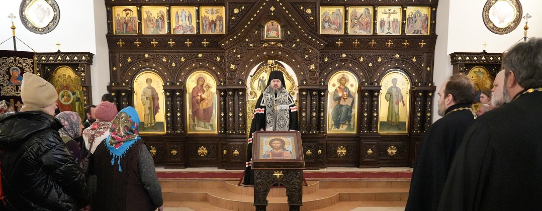 Вечерня с чином прощения в храме Рождества Христова. Архиерейское богослужение