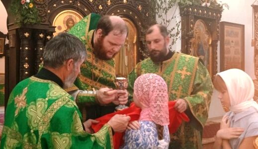 День причастника прошел для ребят, посещающих летнюю площадку храма Рождества Христова