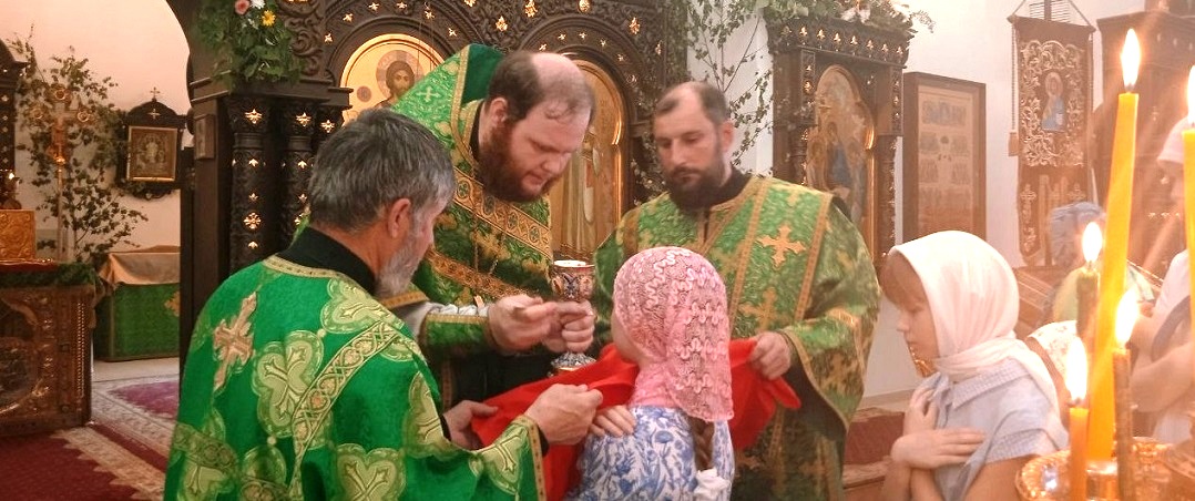 День причастника прошел для ребят, посещающих летнюю площадку храма Рождества Христова