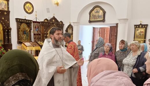 Божественная литургия в день Усекновения главы Пророка, Предтечи и Крестителя Господня Иоанна в храме Рождества Христова