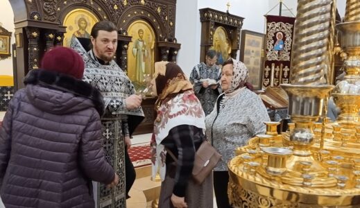 Литургия Преждеосвященных Даров в среду 1-й седмицы Великого поста в храме Рождества Христова