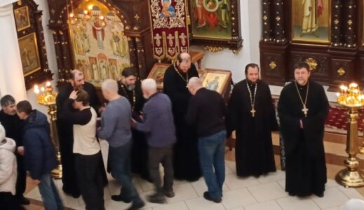 Всенощное бдение в Неделю сыропустную в храме Рождества Христова