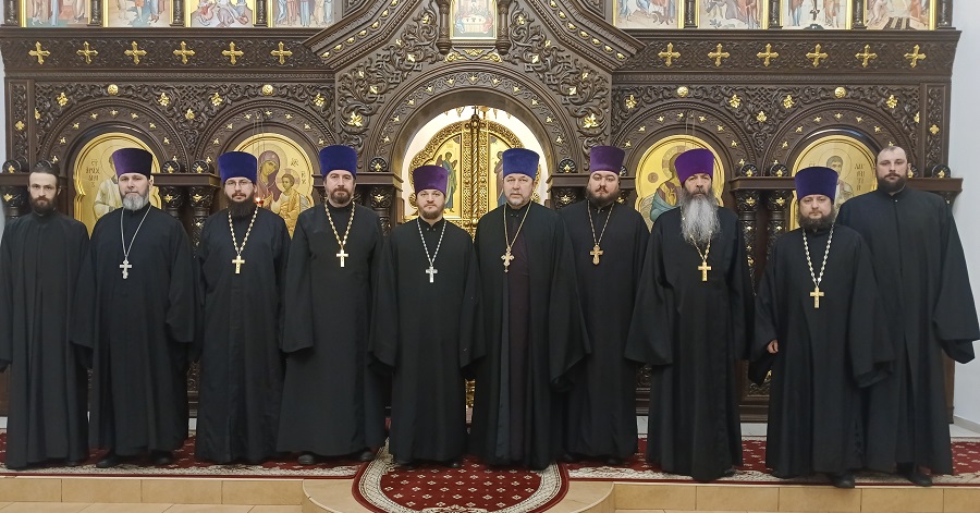 Состоялось собрание благочиния Христорождественского округа