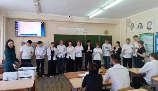 Беседа о чистоте русского языка прошла в лицее Nº 2