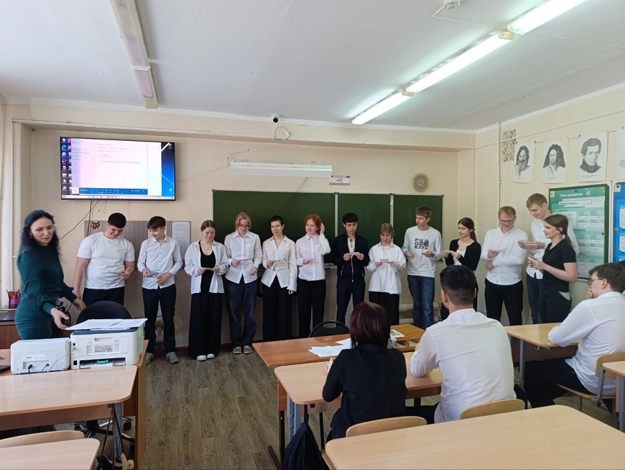 Беседа о чистоте русского языка прошла в лицее Nº 2