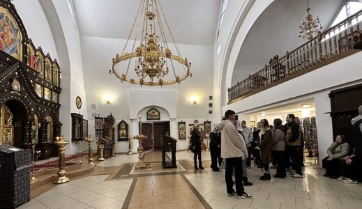 Студенты РАНХиГС побывали с экскурсией в храме Рождества Христова