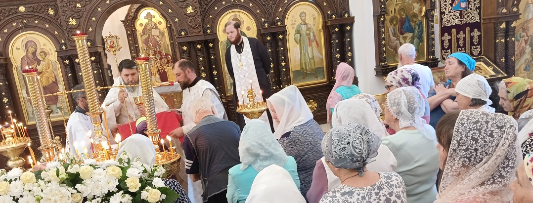 Божественная литургия в праздник Вознесения Господня в храме Рождества Христова